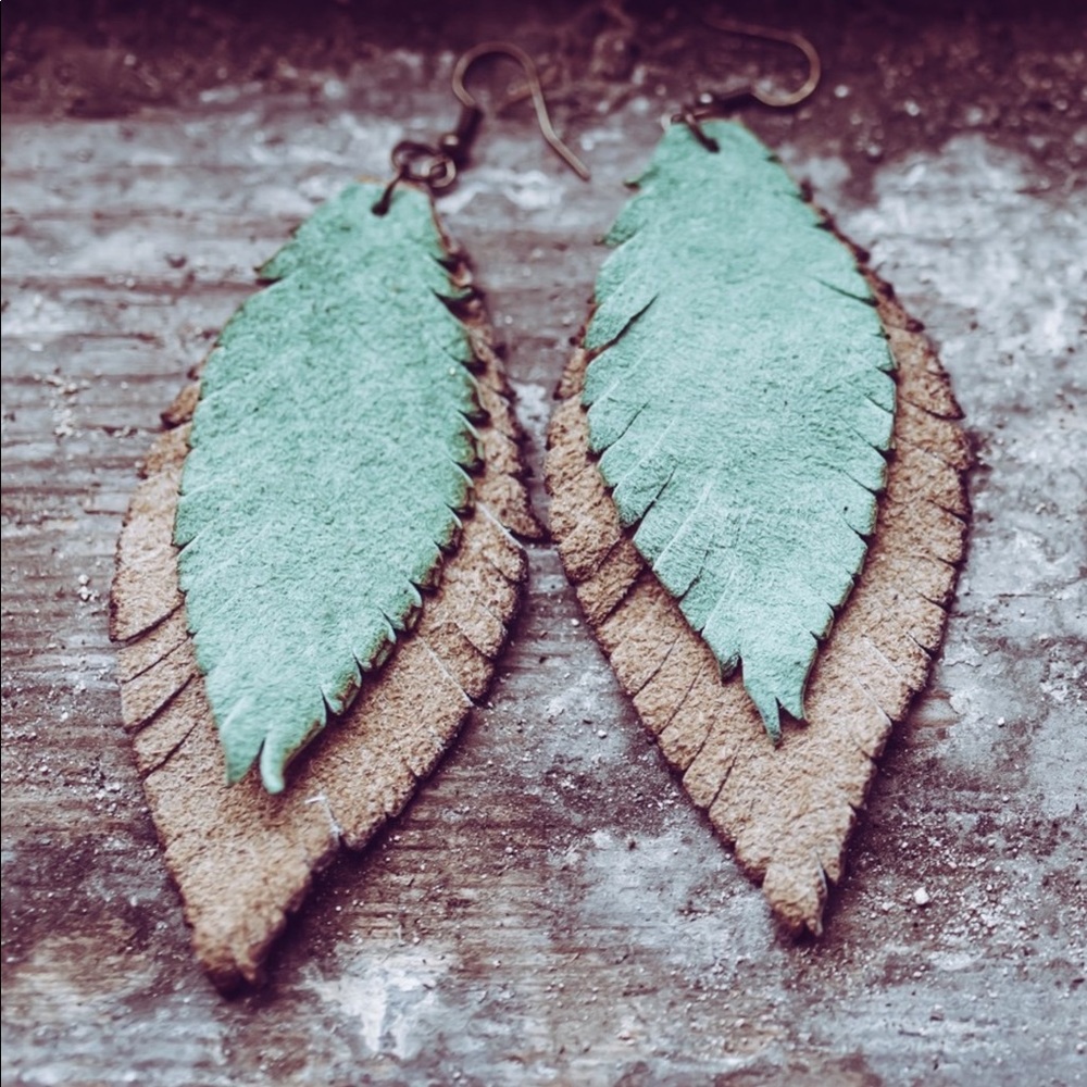 Genuine Leather Earrings